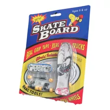 Mini Patineta De Skate Para Dedos Juguete Con Repuesto Niños
