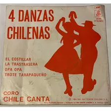 Vinilo Ep 4 Danzas Chilenas / Coro Chile Canta - V. Bianchi