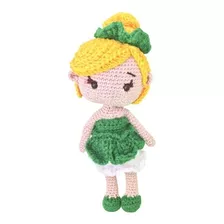 Boneca Sininho Em Amigurumi - Pelúcia Em Crochê/tricô 