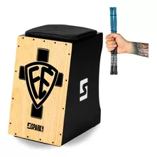 Cajon Eletrico Fé + Par De Vassourinha