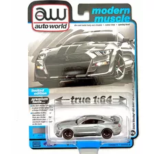 Miniatura Ford Shelby Gt-500 Auto World 1/64 Rodas Borracha