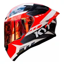 Capacete Moto Kyt Quit Kait Tt Course Fuselage Red Vermelho