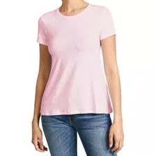 Camiseta Feminina Blusinha Básica Manga Curta Viscolycra 