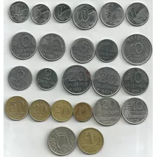 2 E 5 Centavos 1969+ 1 Cruzeiro 1945 + 300 Réis 1938+ 20 Moe