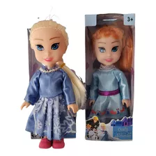 Muñeca Frozen Ana O Elsa 15 Cm X1 Articuladas !