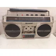N°1970 Antigo Rádio Sharp Funciona- Retirada De Peças Sucata