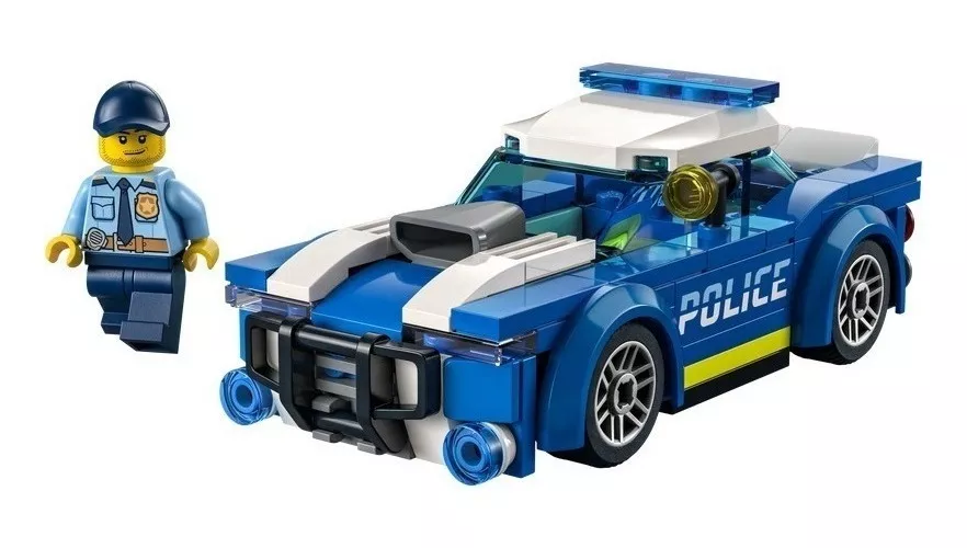 Lego City Carro Da Polícia 94 Peças - Lego 60312 Quantidade De Peças 94