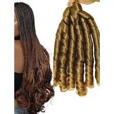 Cabelo Para French Braid 200g Pontas Onduladas 60 Cm