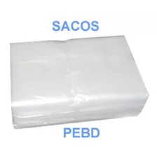 5kg Saco Plástico Virgem Pebd Transparente Tipo Envelope