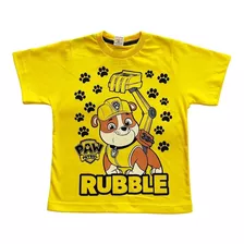 Camiseta Infantil Fantasia Personagem Chaise Patrulha Canina