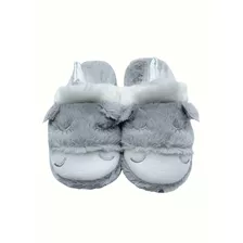 Pantufa Chinelo Feminina Unicórnio Peludo Antiderrapante