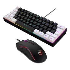 Kit De Teclado Y Ratón Usb Para Ordenador Hxsj V700bw+a869 C