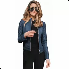 Ropa De Mujer Blazer De Cuero De Moda De Otoño E Invierno.