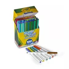 Crayola Super Tips 100 Piezas- Plumones Lavables