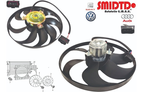 Motoventiladores De Radiador C/aac Vw Jetta 2.8l 99-05 Vr6 Foto 3