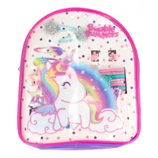 Mochila Niña Bubblegummers Phygital Multicolor - Rosado 