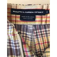 Short Escocés Mujer. Talle 2. Marc Ralph Lauren Sport. Envío