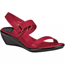 Sandalias Para Mujer Pravia 1546 Color Rojo 22 Al 27 T1