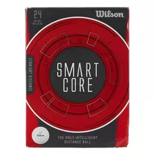 Wilson Smart Core Pelotas De Golf (24 Unidades) Color Blanco