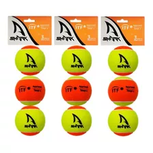 Kit 9 Bolas De Beach Tennis - Shark