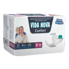 Fralda Geriátrica Vida Nova Confort Mega ( Med ) 3x30=90 Un.