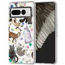 Mosnovo Funda Para Pixel 7 Pro, A Prueba De Golpes, Tpu Bump