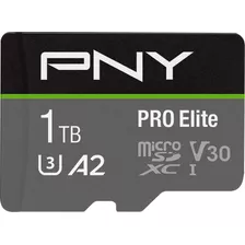 Pny Tarjeta De Memoria Microsdxc Pro Elite De 1 Tb - 100 Mb.