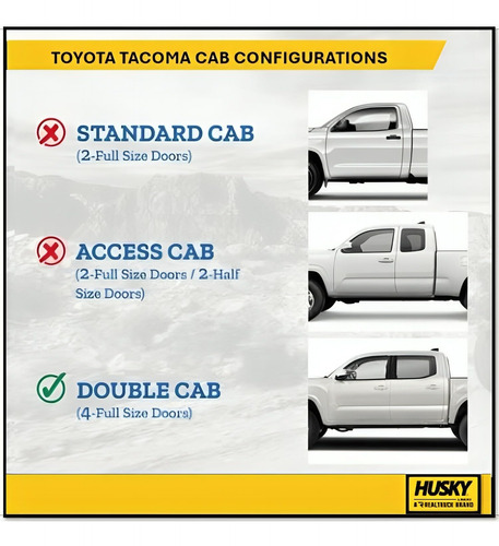 Husky Liners Serie Classic Style | Toyota Tacoma Access Cab. Foto 4