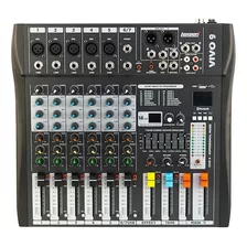 Consola Mixer 9 Can Lexsen Vivo9 Efectos Bluetooth Oferta