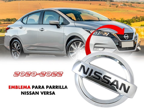 Emblema Para Parrilla Nissan Versa 2020-2022 Foto 3