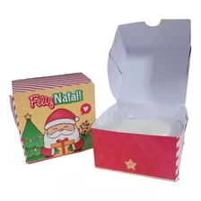 10 Caixinhas Natal 4 Doces Desmontadas