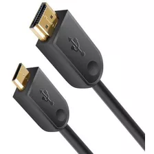 Cable Mini Hdmi Plateado En Oro De Alta Velocidad Xithdmi (n