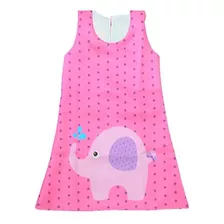 Vestido Infantil Trapézio