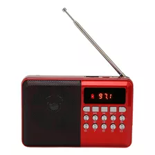 Tarjeta De Memoria Am Fm Portátil Pocket Radio, Batería De R