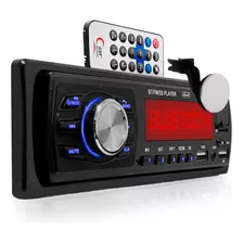 Som Automotivo Auto Rádio Bluetooth Universal Carro Usb Mp3