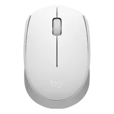 Logitech M170, Mouse Inalámbrico Cómodo Y Portátil, Blanco