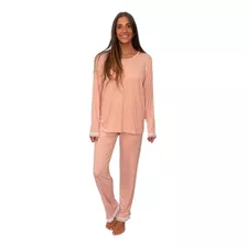 Pijama Dama Viscosa Puntilla T5-6 Berne Art 827e
