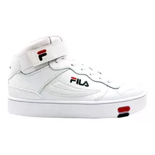 Tenis Fila Mgx-100 Mid Urban Style Blanco/azul 5cm01687-100