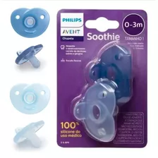 Chupeta Dupla Soothie 0-3 Meses Silicone Philips Avent