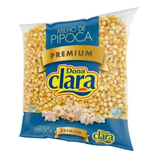 Kit 12 Pacotes Milho Para Pipoca Dona Clara - Premium 500g