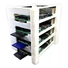 Suporte Hack 4 Raspberry Pi 2 3 B Torre Encaixe Organização