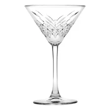 Set De 6 Copas Para Martini Timeless De 230 Ml. De Vidrio Color Transparente