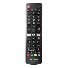 Controle Compatível Smart Tv C/ Netflix Akb75095315 Sky-8035