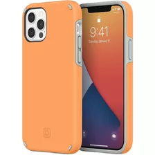 Funda Incipio Para iPhone 12 / iPhone 12 Pro (naranja/gris)