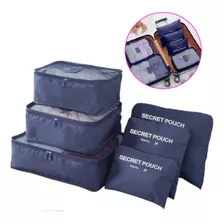 Organizador De Viaje Valija Set X 6 Kit Estuche Ropa Neceser