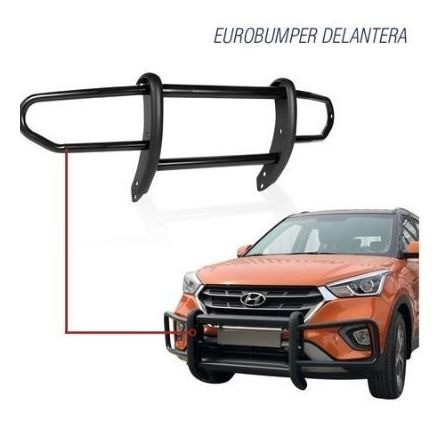 Burrera Gowest Eurobumper Pint Delant Toyota Highlander14-19 Foto 2