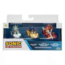 Sonic Die-cast Vehicles 3-pack (w5 Vehicles)