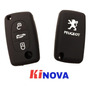 Funda Silicon Peugeot 107 206 207 306 307 406 2 Botones Fija