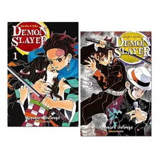 Combo Mangá Demon Slayer Kimetsu No Yaiba Vol 1 + Vol 2