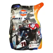 Lubricante Gulf Powertrac Moto 4t 15w50 Semisintetico Dpack